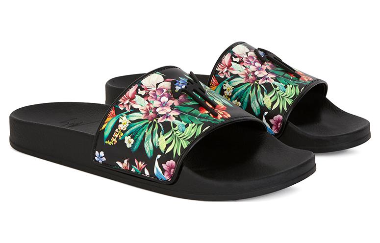 Giuseppe Zanotti PU Slide 'Multicolor Print' 圖 2