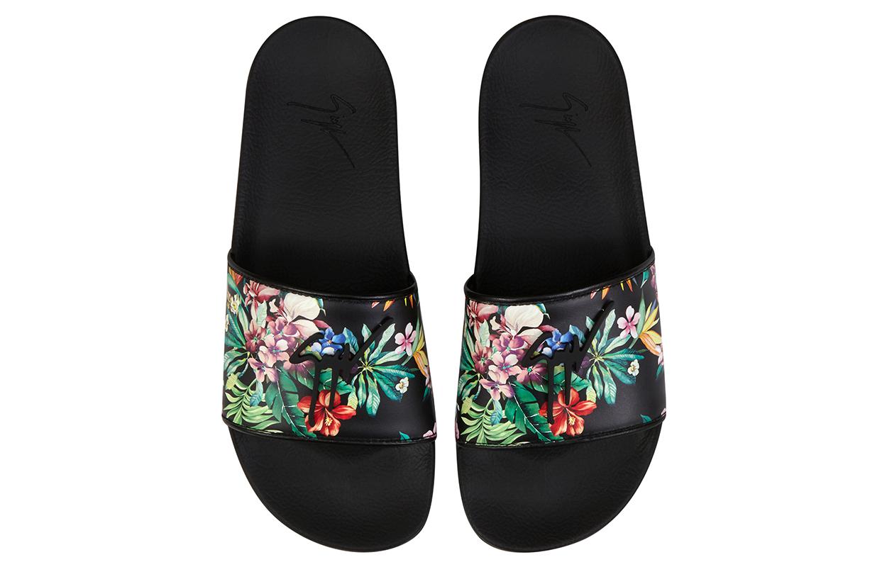 Giuseppe Zanotti PU Slide 'Multicolor Print' 圖 3