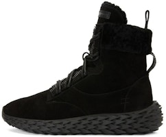 Giuseppe Zanotti Round Toe Lace-Up Versatile Ankle Boot 'Black' RU00136H01 Giuseppe Zanotti Round Toe Lace-Up Versatile Ankle Boot 'Black' RU00136H01