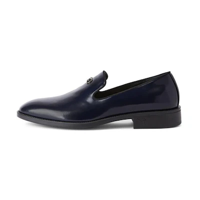 Giuseppe Zanotti Round Toe Loafers 'Blue'