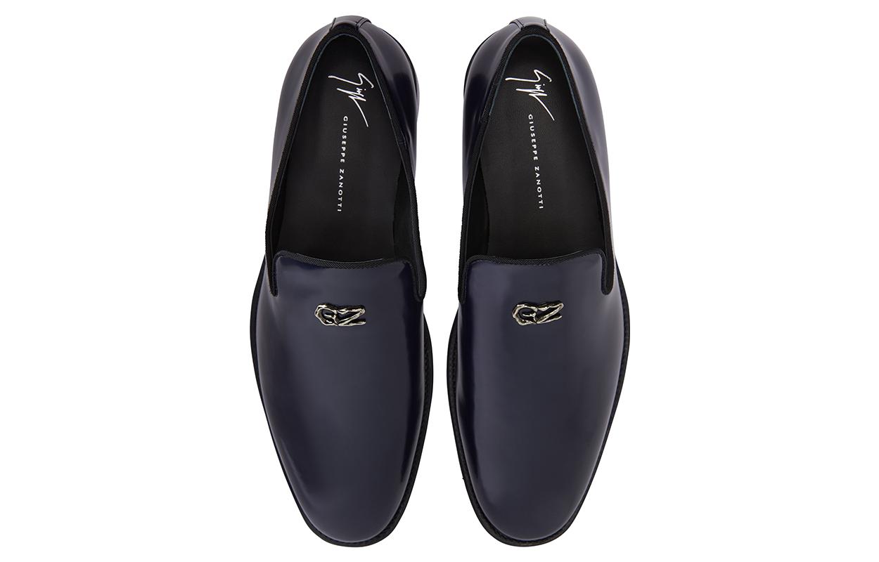 Lookbook Giuseppe Zanotti/GZ 套穿圓頭 樂福鞋 男款 藍色