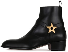 Giuseppe Zanotti Sheldon Star 'Black Leather Fashion Boot' EU10011001 Giuseppe Zanotti Sheldon Star 'Black Leather Fashion Boot' EU10011001