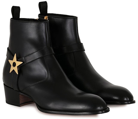 Giuseppe Zanotti Sheldon Star 'Black Leather Fashion Boot' EU10011001 Order Giuseppe Zanotti Sheldon Star 'Black Leather Fashion Boot' EU10011001