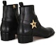 Lookbook Giuseppe Zanotti Sheldon Star 'Boot Fesyen Kulit Hitam' EU10011001