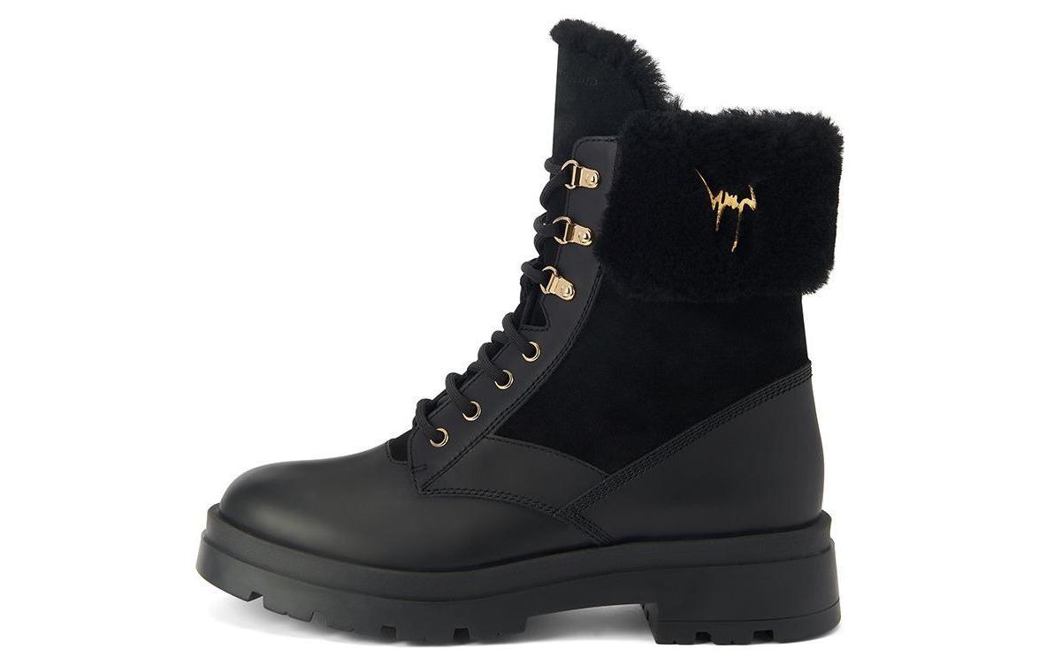 Giuseppe Zanotti Short Boots 'Black Furry Lining Comfort' IU30025001