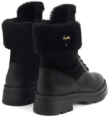 Giuseppe Zanotti Short Boots 'Black Furry Lining Comfort' IU30025001 Shop Giuseppe Zanotti Short Boots 'Black Furry Lining Comfort' IU30025001