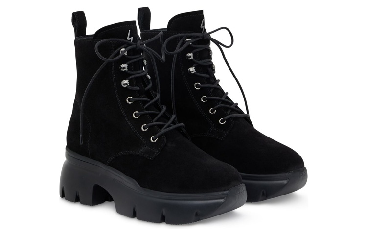 Order But Kasut Pendek Fesyen Lelaki Giuseppe Zanotti 'Black Strap' IU00067H02