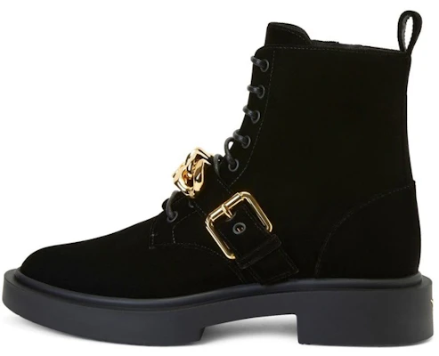 Botas Cortas con Cordones Giuseppe Zanotti 'Terciopelo Negro' IU20025002 Buy Botas Cortas con Cordones Giuseppe Zanotti 'Terciopelo Negro' IU20025002