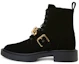 Buy Botas Cortas con Cordones Giuseppe Zanotti 'Terciopelo Negro' IU20025002