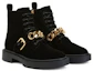 Order Botas Cortas con Cordones Giuseppe Zanotti 'Terciopelo Negro' IU20025002