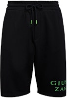 Giuseppe Zanotti SS23 Black Colorblock Letter Print Drawstring Shorts ERU3019001 Giuseppe Zanotti SS23 Black Colorblock Letter Print Drawstring Shorts ERU3019001