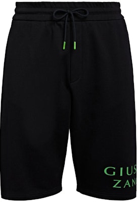 ジウゼッペザノッティ SS23 ブラックカラーブロック ロゴプリント ドローストリングショーツ ERU3019001 Buy ジウゼッペザノッティ SS23 ブラックカラーブロック ロゴプリント ドローストリングショーツ ERU3019001