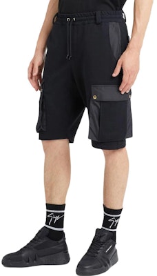 Giuseppe Zanotti SS23 Celana Pendek Hitam Sports dengan Multi Saku. ERU3014001 Purchase Giuseppe Zanotti SS23 Celana Pendek Hitam Sports dengan Multi Saku. ERU3014001