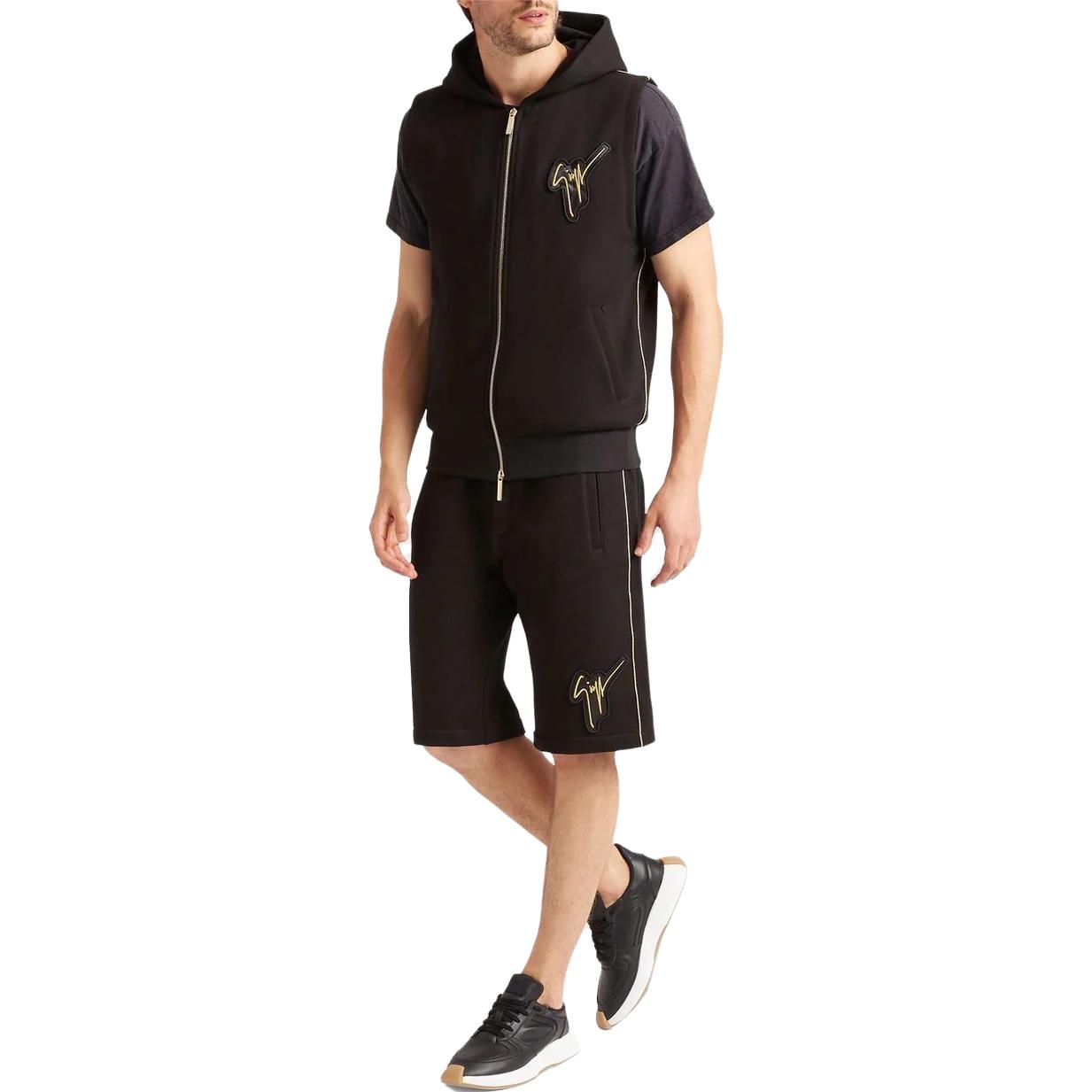 Purchase Giuseppe Zanotti SS23 徽標貼布連帽背心. ERU2000001