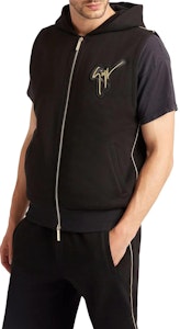 Giuseppe Zanotti SS23 Rompi Hoodie Logo Patch. ERU2000001 Details for Giuseppe Zanotti SS23 Rompi Hoodie Logo Patch. ERU2000001