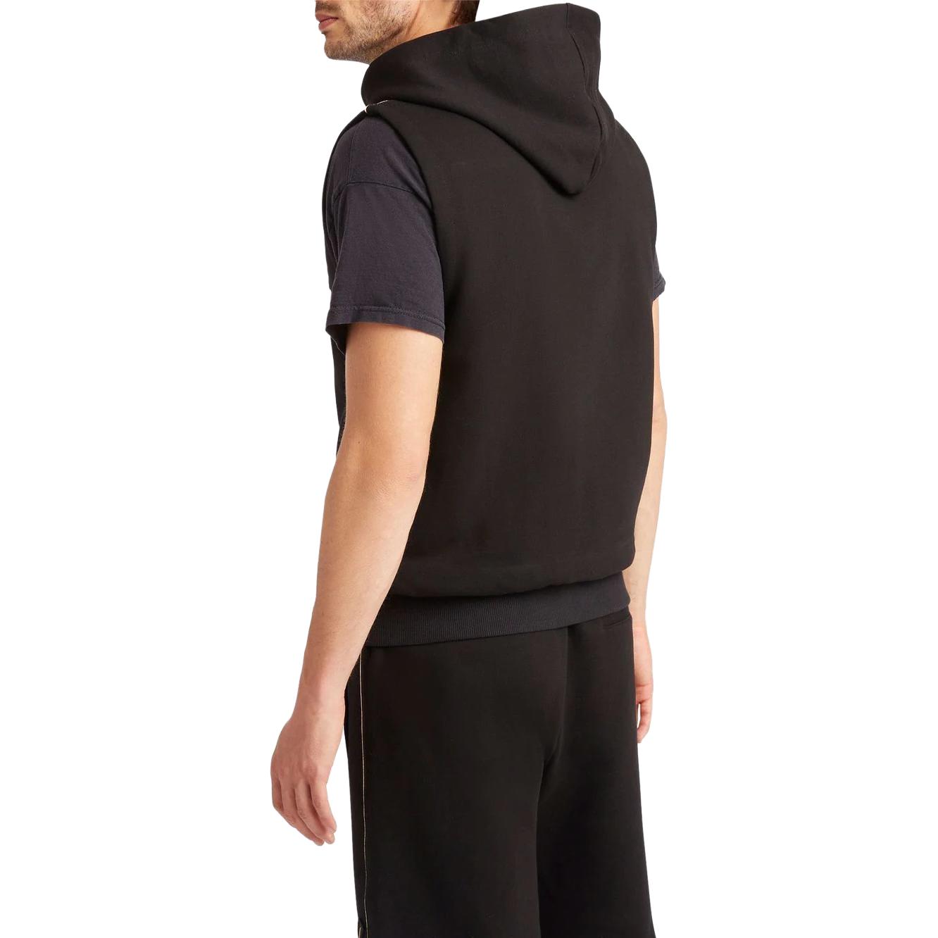 Sizing Giuseppe Zanotti SS23 徽標貼布連帽背心. ERU2000001