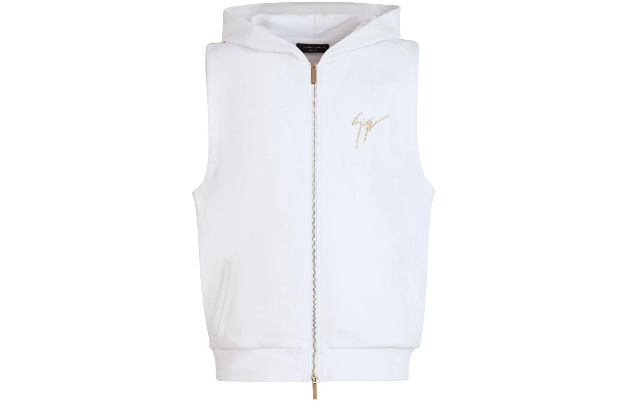 Cheap Giuseppe Zanotti SS23 徽標貼布連帽背心. ERU2000001