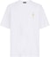 Order Giuseppe Zanotti SS23 Camiseta Blanca Cuello Redondo con Logo Bordado. ERU2019H02