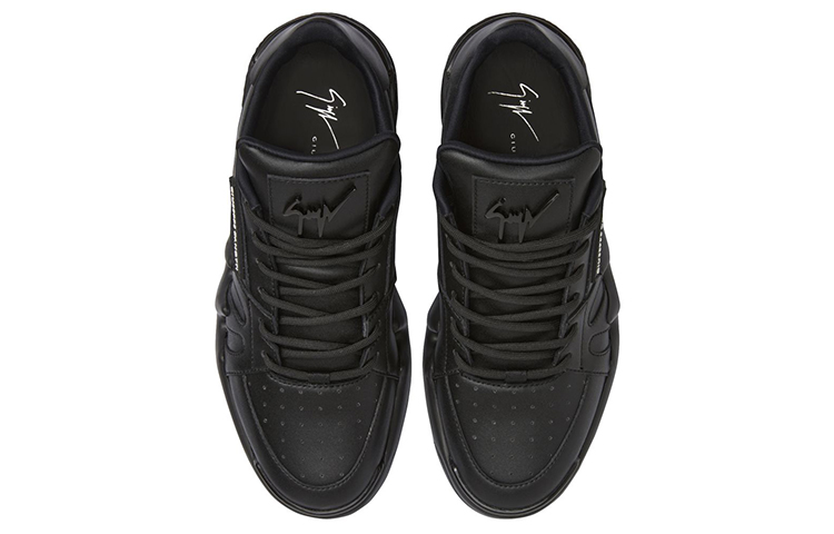 Purchase 【11月24日0點 品牌直發限時6折】giuseppe zanotti/GZ Talon Zanotti 潮流秋冬 合成織物面包鞋 時尚板鞋 男款 黑色
