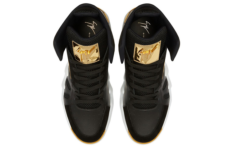 Lookbook Giuseppe Zanotti Talon 'Hitam Emas Bertali' RM30060001