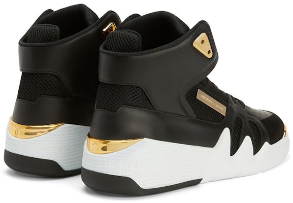 Giuseppe Zanotti Talon 'Hitam Emas Bertali' RM30060001 Shop Giuseppe Zanotti Talon 'Hitam Emas Bertali' RM30060001