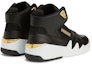 Shop Giuseppe Zanotti Talon 'Hitam Emas Bertali' RM30060001