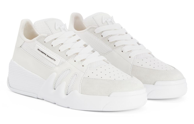 Giuseppe Zanotti Talon 'White Leather Logo Lace-up' 圖 2