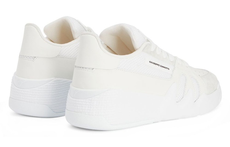 Giuseppe Zanotti Talon 'White Leather Logo Lace-up' 圖 4