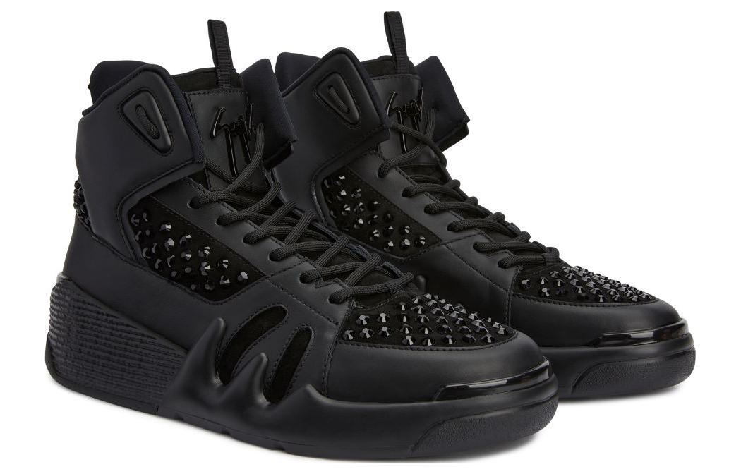 Order 朱塞佩·萨诺第 Talon 黑色鳄鱼纹高帮鞋 RM20027001