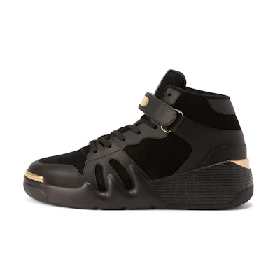 Giuseppe Zanotti Talon High-Top 'Black Velvet Leather'