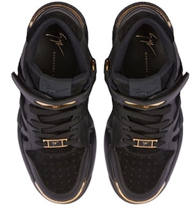 Giuseppe Zanotti Talon High-Top 'Kulit Beludru Hitam' RU20038001 Shop Giuseppe Zanotti Talon High-Top 'Kulit Beludru Hitam' RU20038001