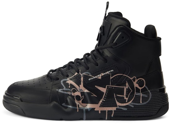 ジュゼッペ・ザノッティ タロン ハイ 'ブラック グラフィティプリント' RU30032001 RU30032001 Buy ジュゼッペ・ザノッティ タロン ハイ 'ブラック グラフィティプリント' RU30032001 RU30032001