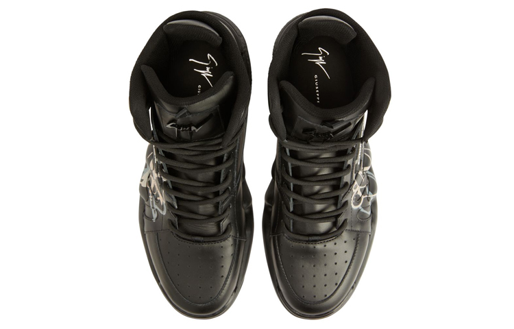 Lookbook 朱塞佩·萨诺第 Talon 高帮“黑色涂鸦印花” RU30032001