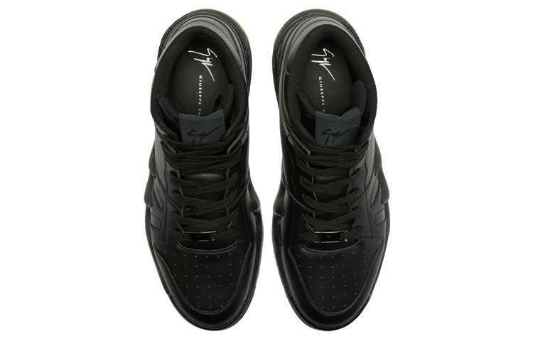 Lookbook Giuseppe Zanotti Talon Tinggi 'Kulit Sintetis Hitam' RU30001001