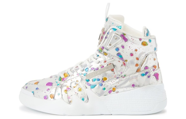 Giuseppe Zanotti Talon High Top 'Mirror Silver'