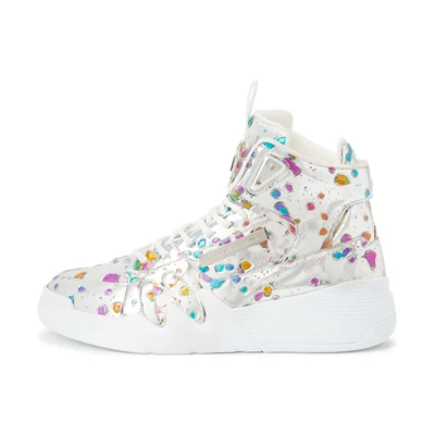 Giuseppe Zanotti Talon High Top 'Mirror Silver'