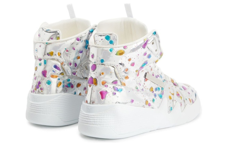 Giuseppe Zanotti Talon High Top 'Mirror Silver' 圖 3