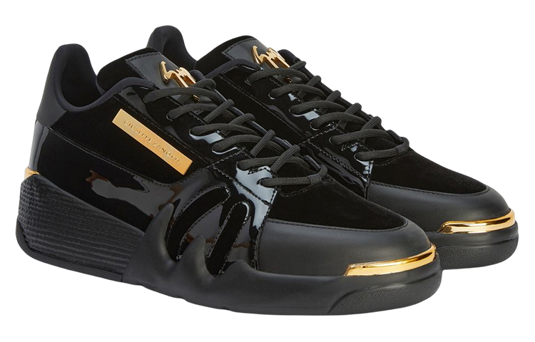 Giuseppe Zanotti Talon Low 'Black Logo' 圖 2