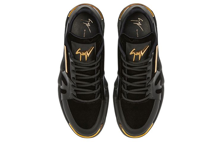 Giuseppe Zanotti Talon Low 'Black Logo' 圖 3