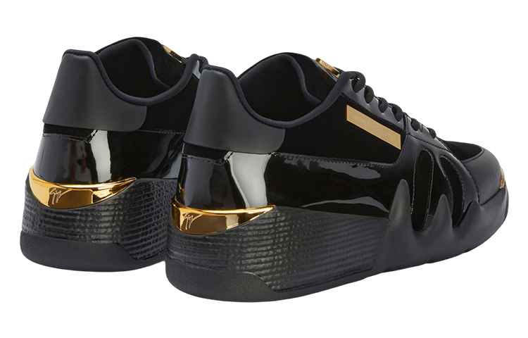 Giuseppe Zanotti Talon Low 'Black Logo' 圖 4