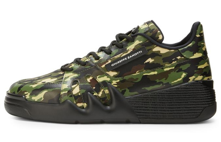 Giuseppe Zanotti Talon Low 'Green Camo Print'