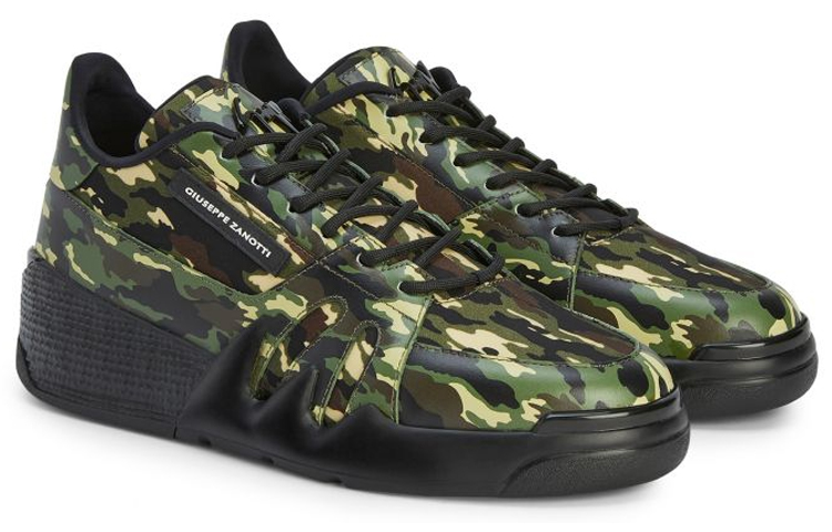 Giuseppe Zanotti Talon Low 'Green Camo Print' 圖 2