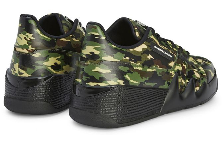 Giuseppe Zanotti Talon Low 'Green Camo Print' 圖 3