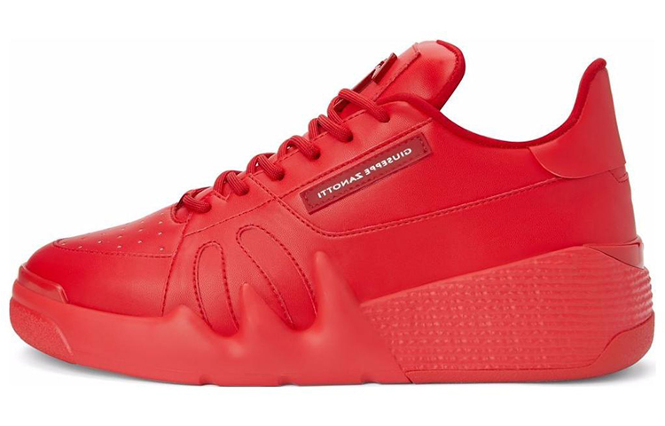 Giuseppe Zanotti Talon Low 'Red CMFT Lace-Up'