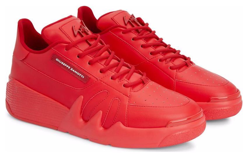 Giuseppe Zanotti Talon Low 'Red CMFT Lace-Up' 圖 2
