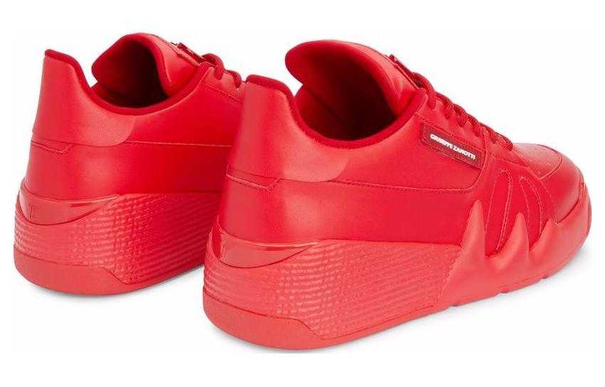 Giuseppe Zanotti Talon Low 'Red CMFT Lace-Up' 圖 3