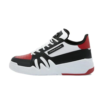 Giuseppe Zanotti Talon Low Top 'Red Black Colorblock'