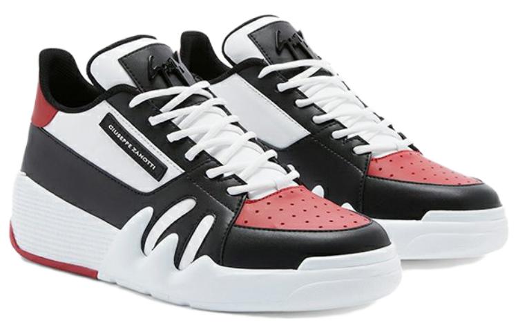 Order Giuseppe Zanotti Talon Low Top 'Red Black Colorblock' RU30000003