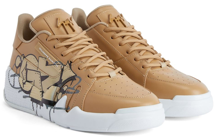 Giuseppe Zanotti Talon Mid 'Beige Graffiti' 圖 2