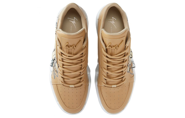 Giuseppe Zanotti Talon Mid 'Beige Graffiti' 圖 3